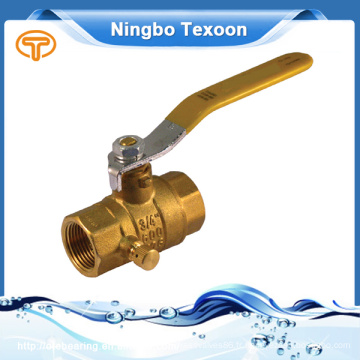 Chine fournisseur bas prix 2 Way Ball Valve en laiton